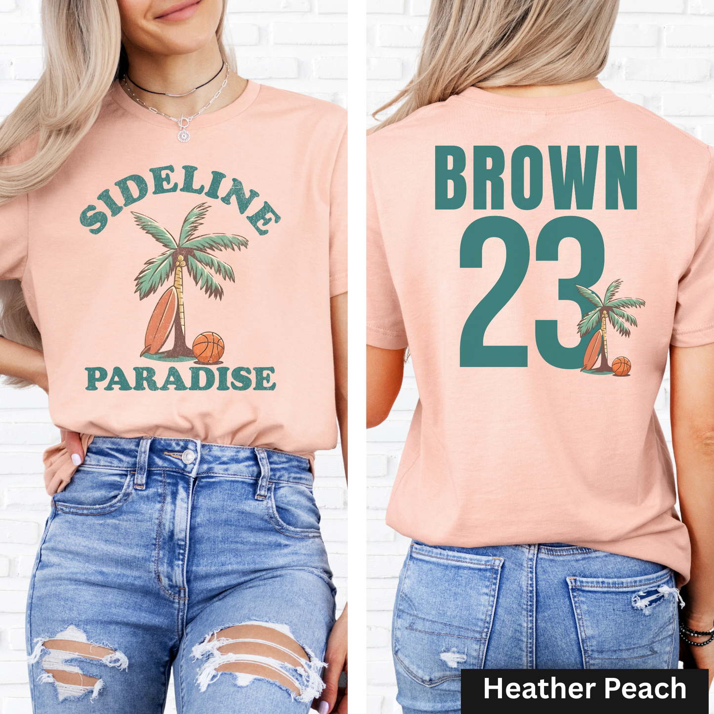 Sideline Paradise Basketball T-Shirt