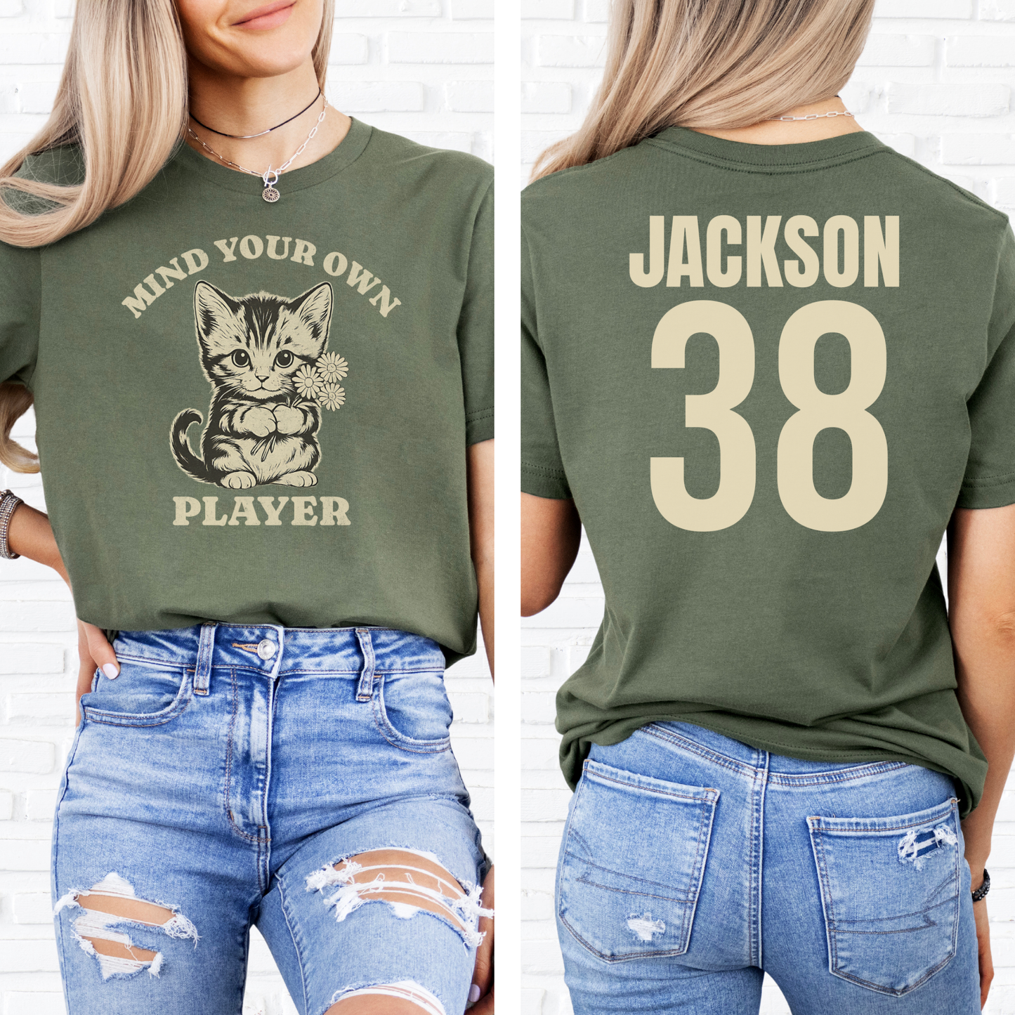 Mind Your Own Player Kitten T-Shirt