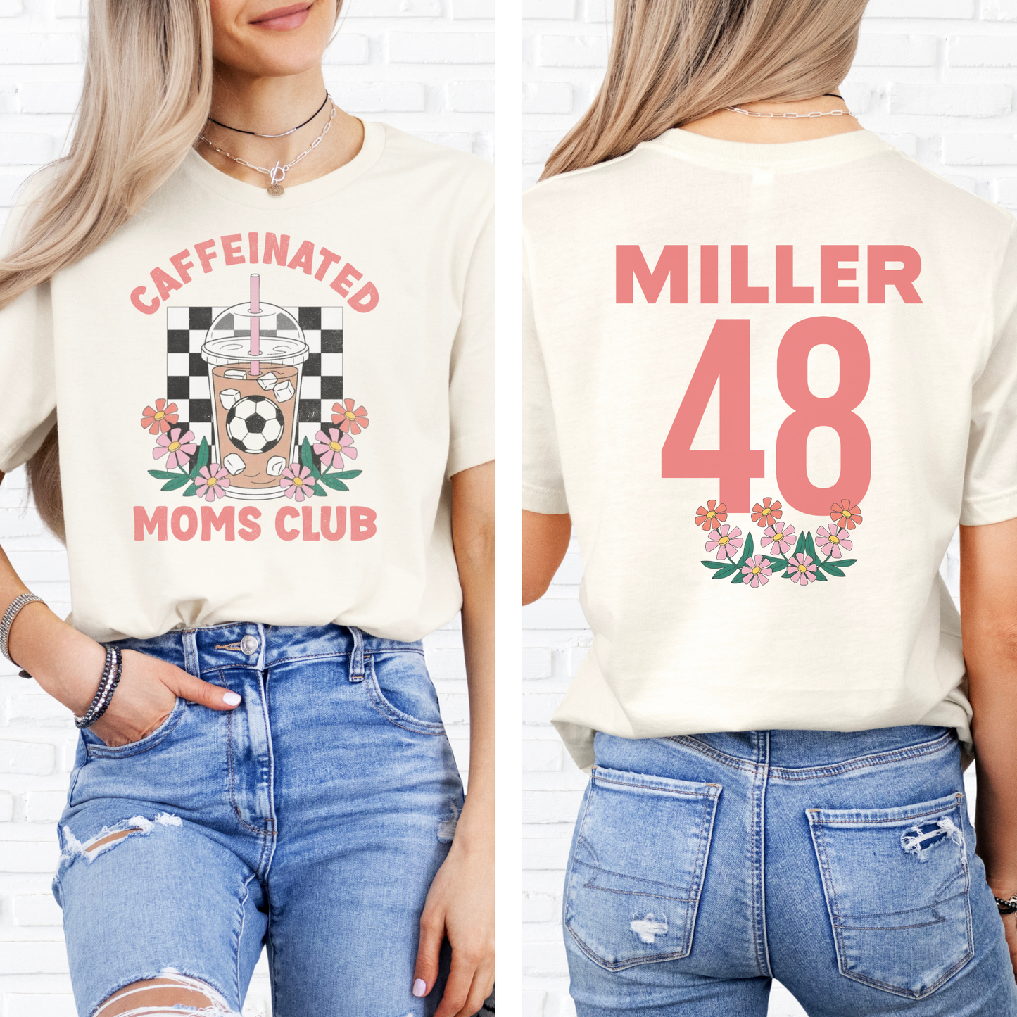 Caffeinated Moms Soccer Club T-Shirt