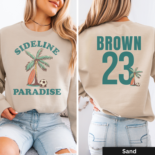 Sideline Paradise Soccer Crewneck