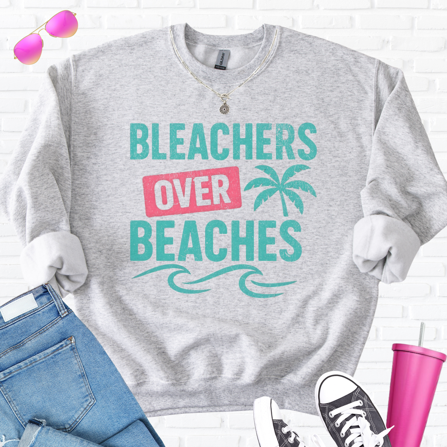 Bleachers Over Beaches Crewneck
