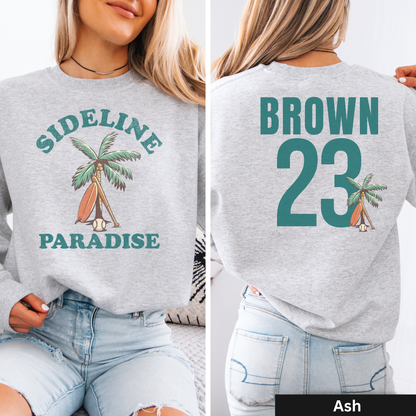 Sideline Paradise Baseball Crewneck