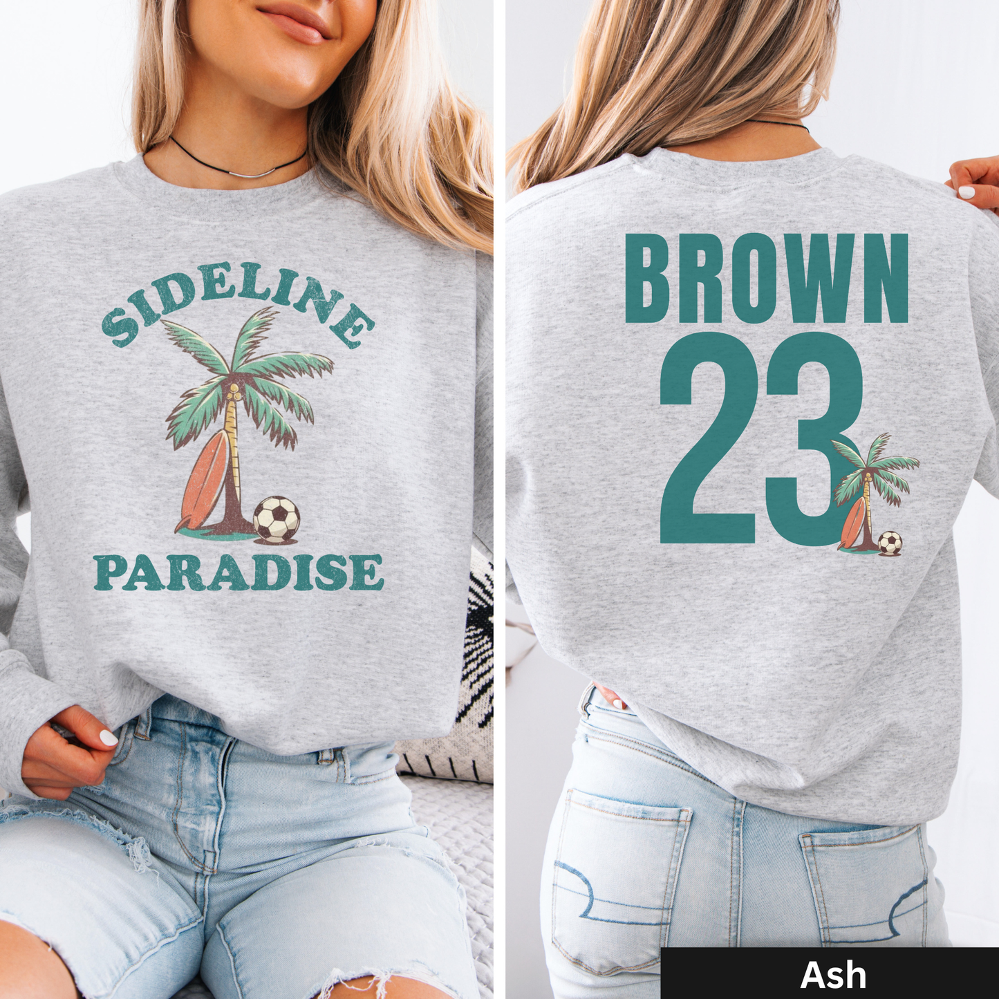 Sideline Paradise Soccer Crewneck