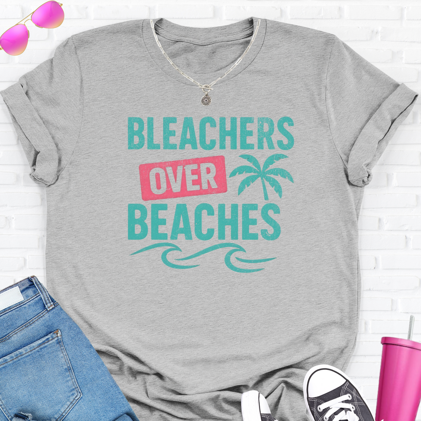 Bleachers Over Beaches T-Shirt