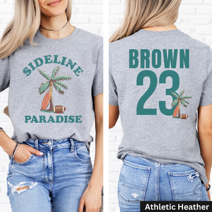 Sideline Paradise Football T-Shirt