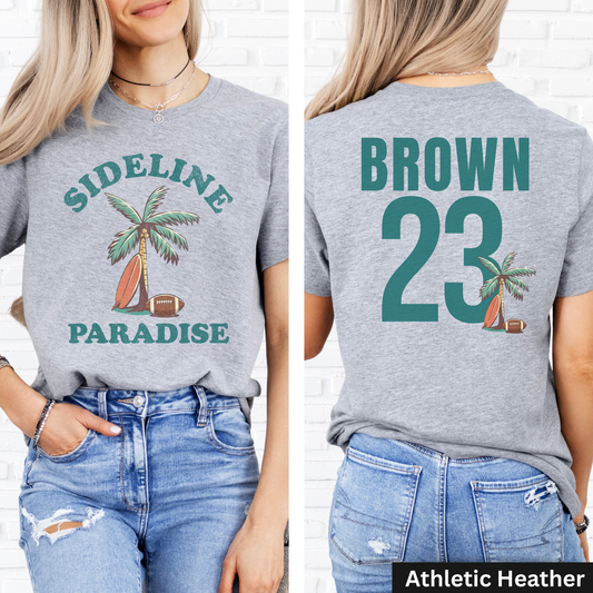 Sideline Paradise Football T-Shirt