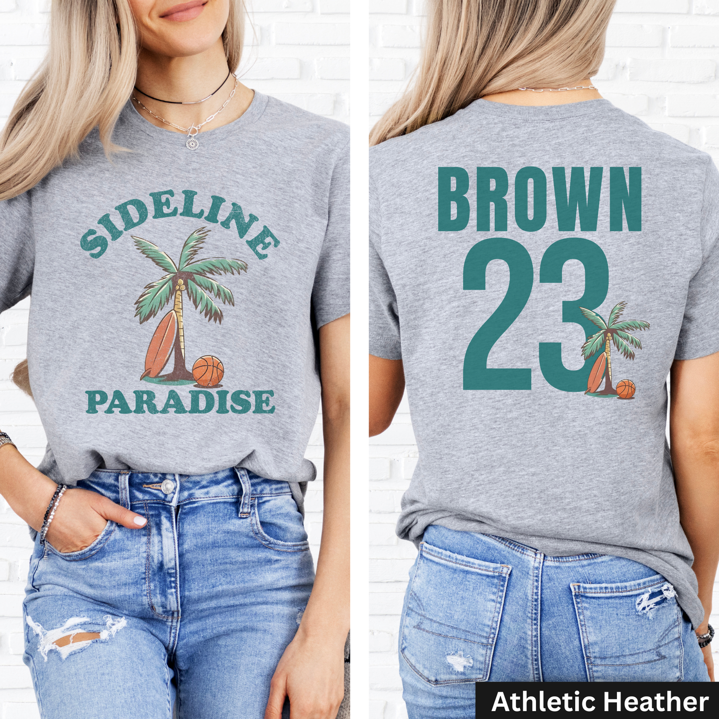 Sideline Paradise Basketball T-Shirt