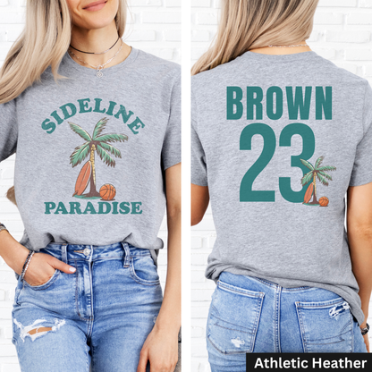 Sideline Paradise Basketball T-Shirt