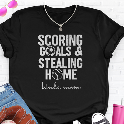 Scoring Goals & Stealing Home T-Shirt