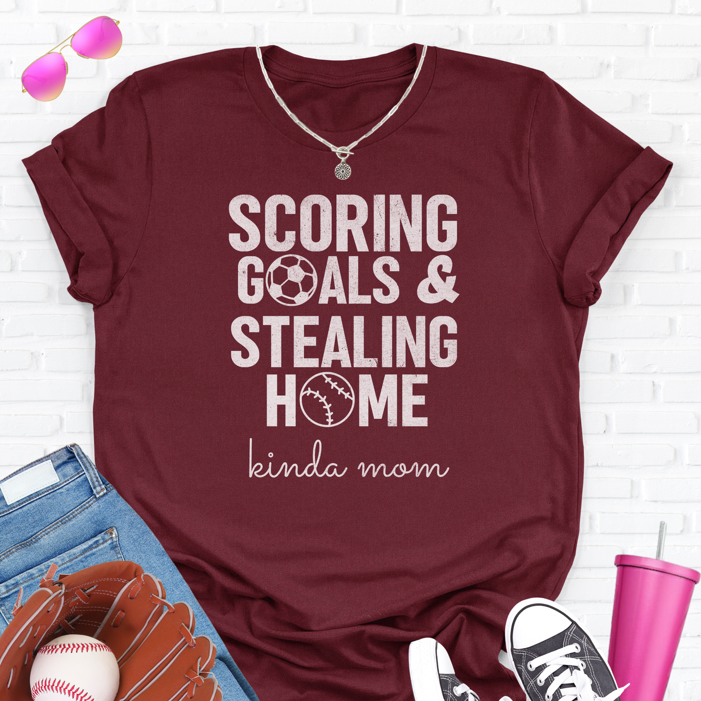Scoring Goals & Stealing Home T-Shirt