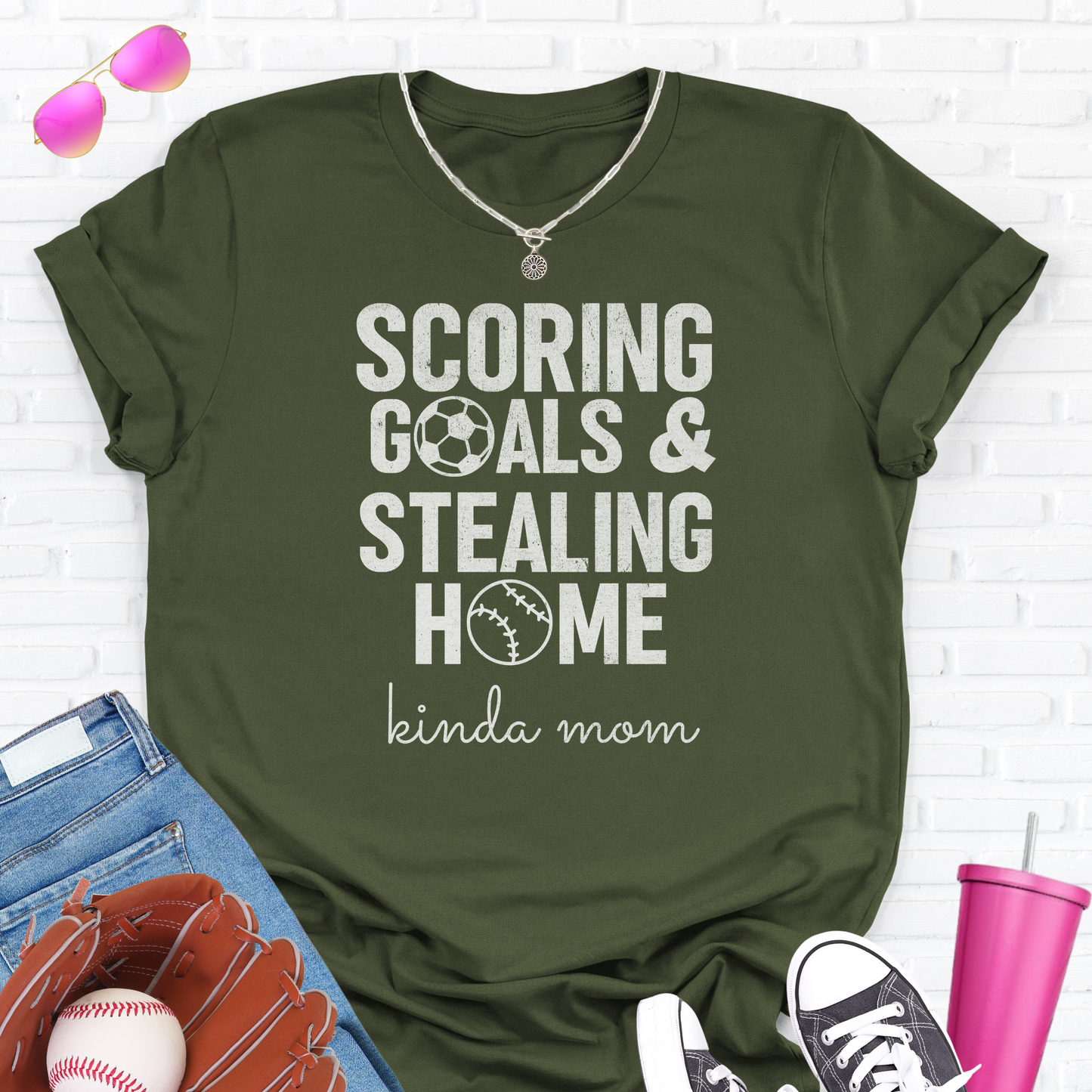 Scoring Goals & Stealing Home T-Shirt