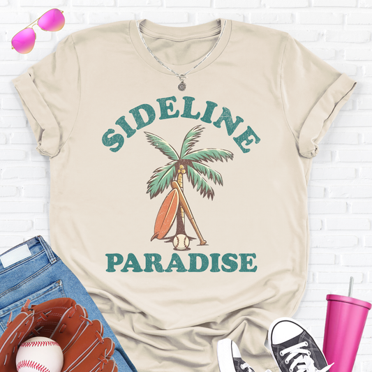 Sideline Paradise Baseball T-Shirt