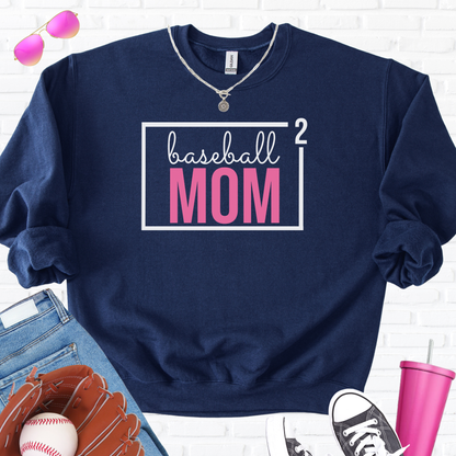 Baseball Mom Squared Crewneck
