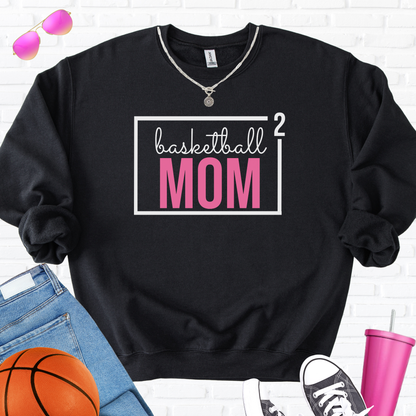 Basketball Mom Squared Crewneck