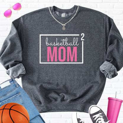 Basketball Mom Squared Crewneck