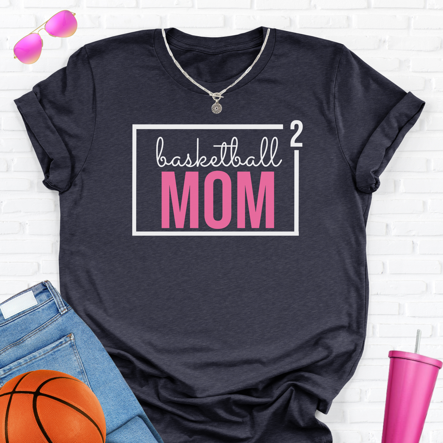 Basketball Mom Squared T-Shirt