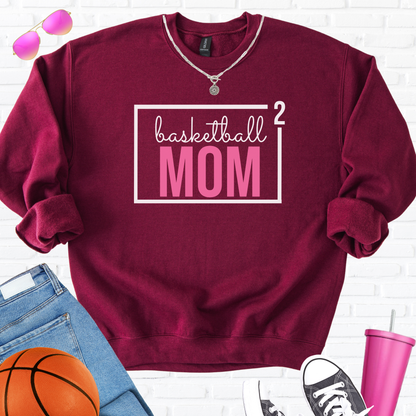 Basketball Mom Squared Crewneck