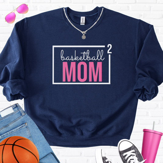 Basketball Mom Squared Crewneck