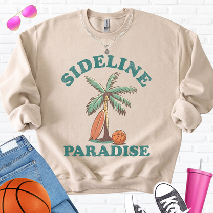 Sideline Paradise Basketball Crewneck