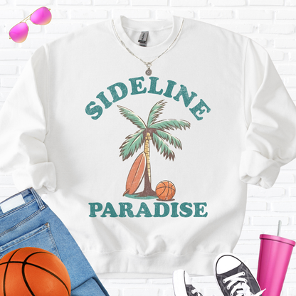 Sideline Paradise Basketball Crewneck