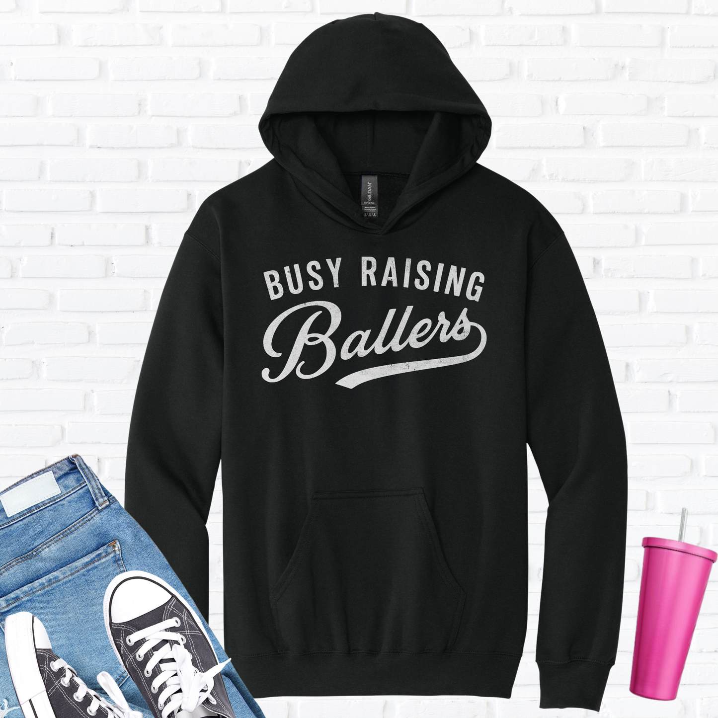Busy Raising Ballers Hoodie