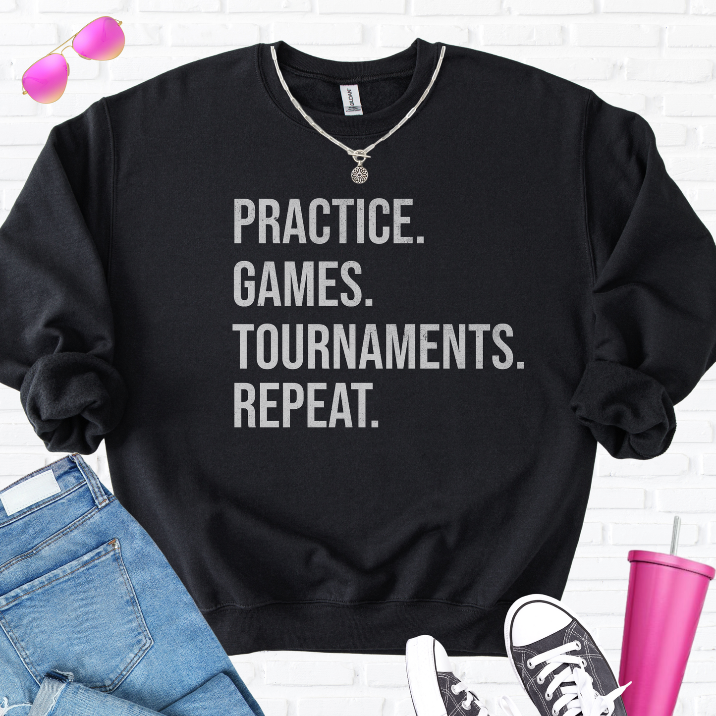 Practice Games Tournament Crewneck