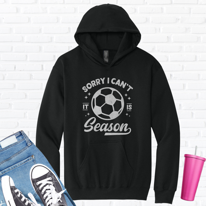Sorry I Can't Soccer Season Hoodie