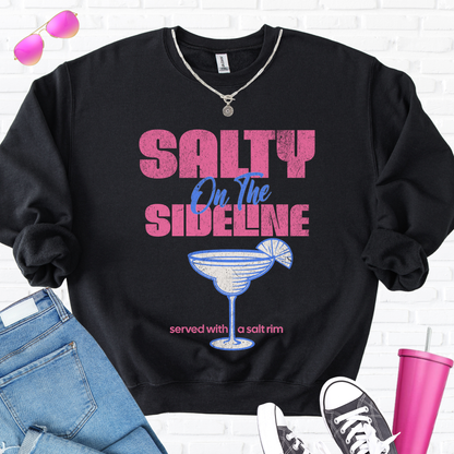 Salty On The Sideline Salt Rim Crewneck