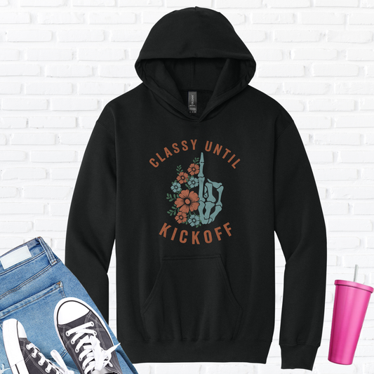 Classy Until Kickoff Hoodie