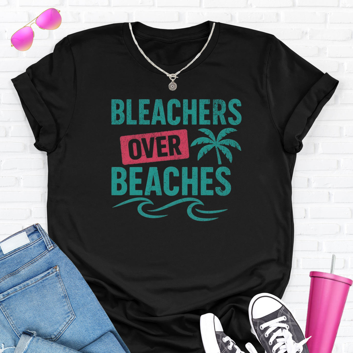Bleachers Over Beaches T-Shirt