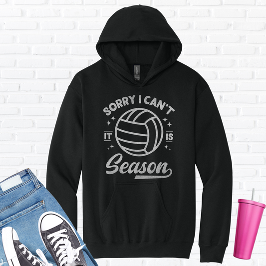 Sorry I Can't Volleyball Season Hoodie