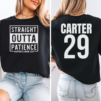 Straight Outta Patience Crewneck