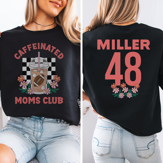 Caffeinated Moms Football Club Crewneck