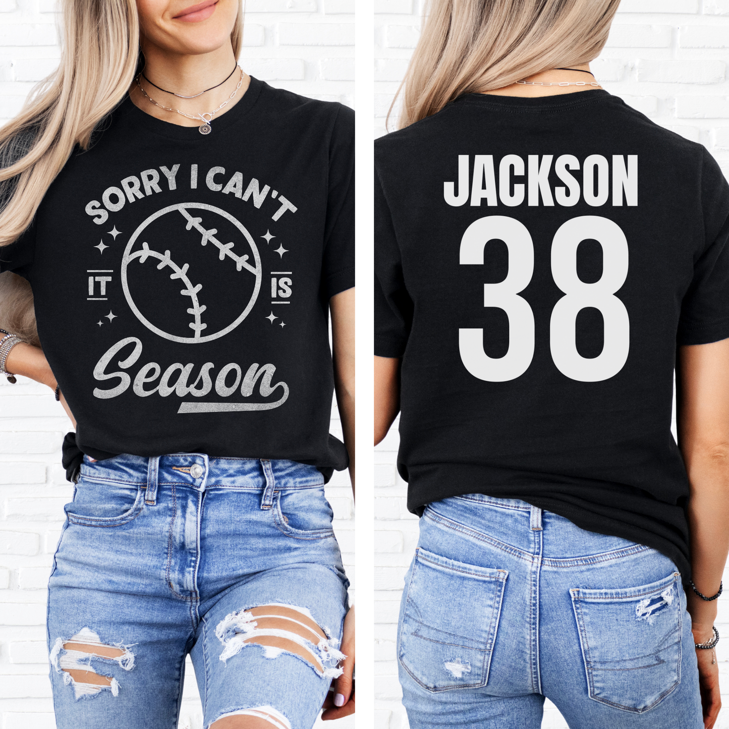 Sorry I Can't Baseball Season T-Shirt