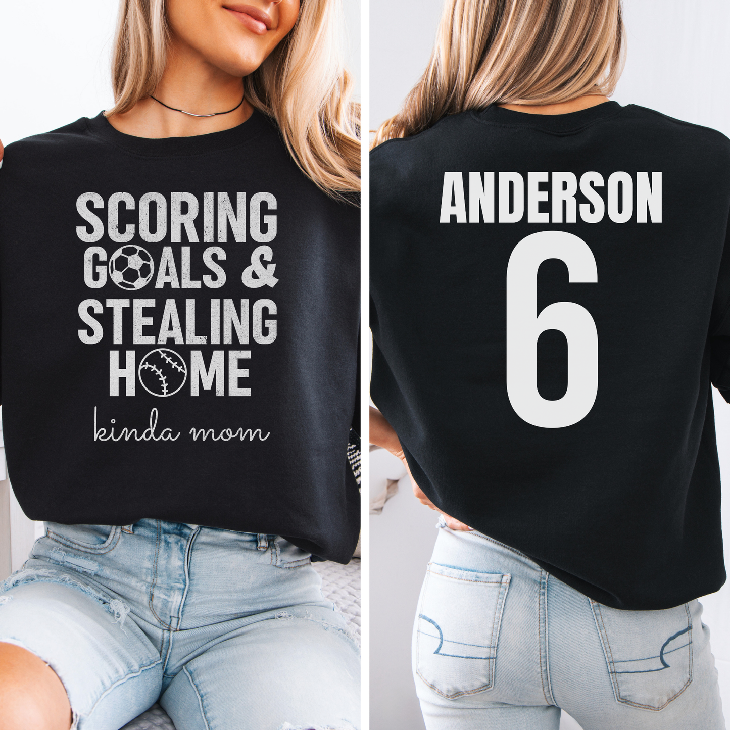 Scoring Goals & Stealing Home Crewneck