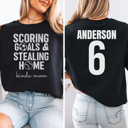 Scoring Goals & Stealing Home Crewneck