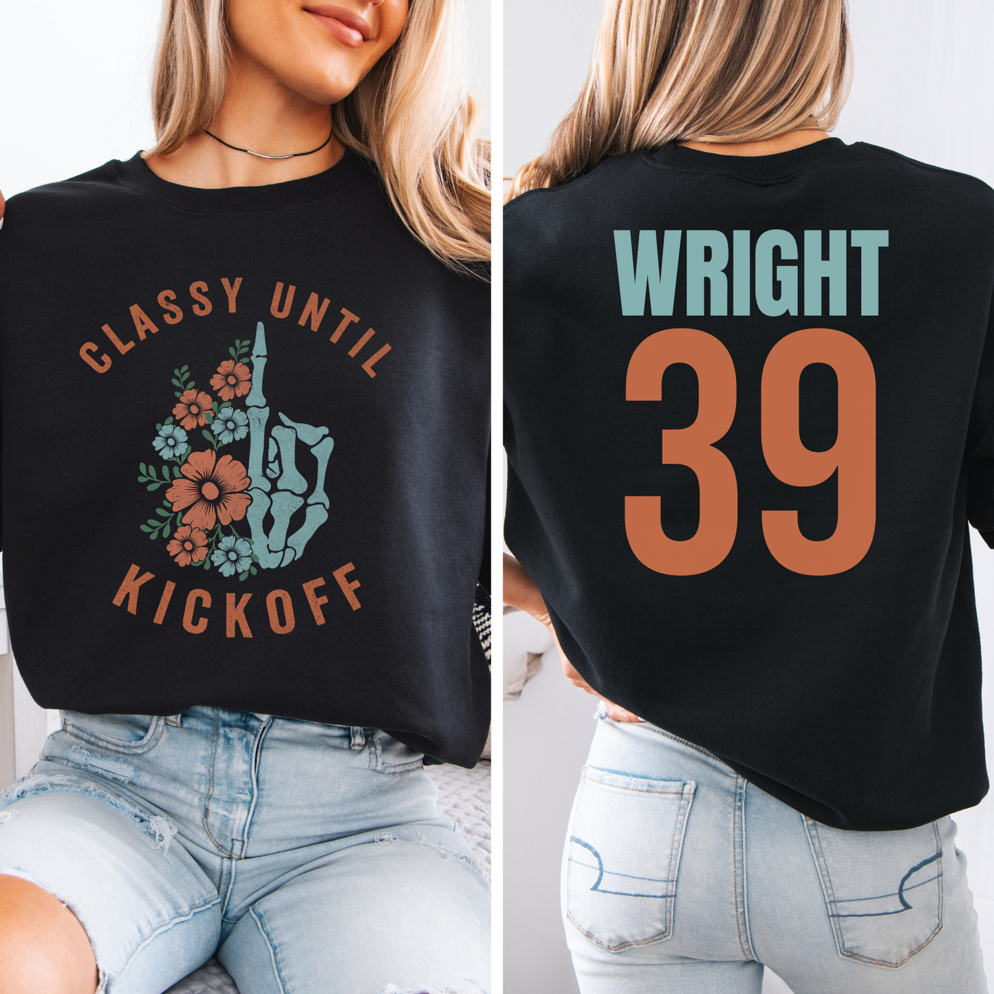 Classy Until Kickoff Crewneck