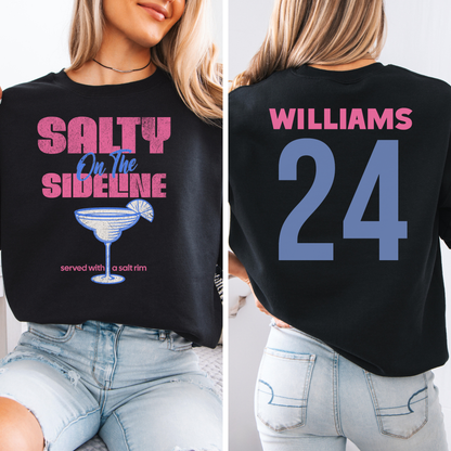 Salty On The Sideline Salt Rim Crewneck
