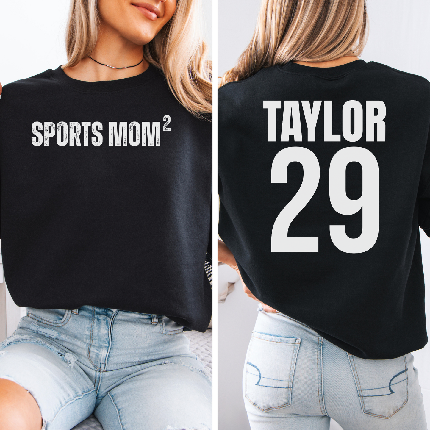 Sports Mom Squared Crewneck