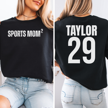 Sports Mom Squared Crewneck