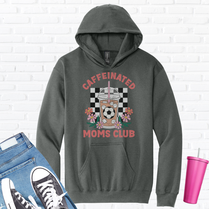 Caffeinated Moms Soccer Club Hoodie