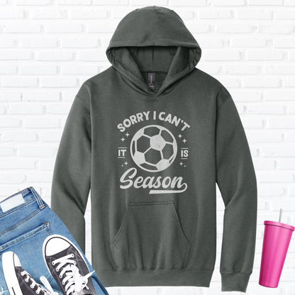 Sorry I Can't Soccer Season Hoodie