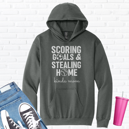 Scoring Goals & Stealing Home Hoodie