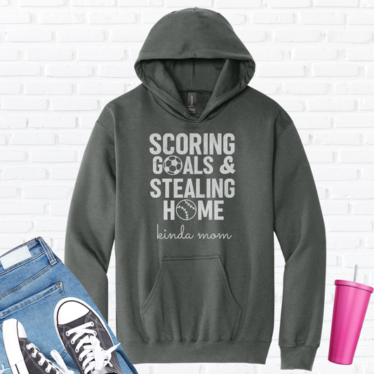 Scoring Goals & Stealing Home Hoodie