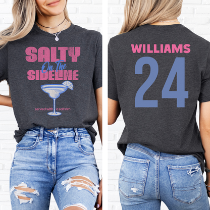 Salty On The Sideline Salt Rim T-Shirt