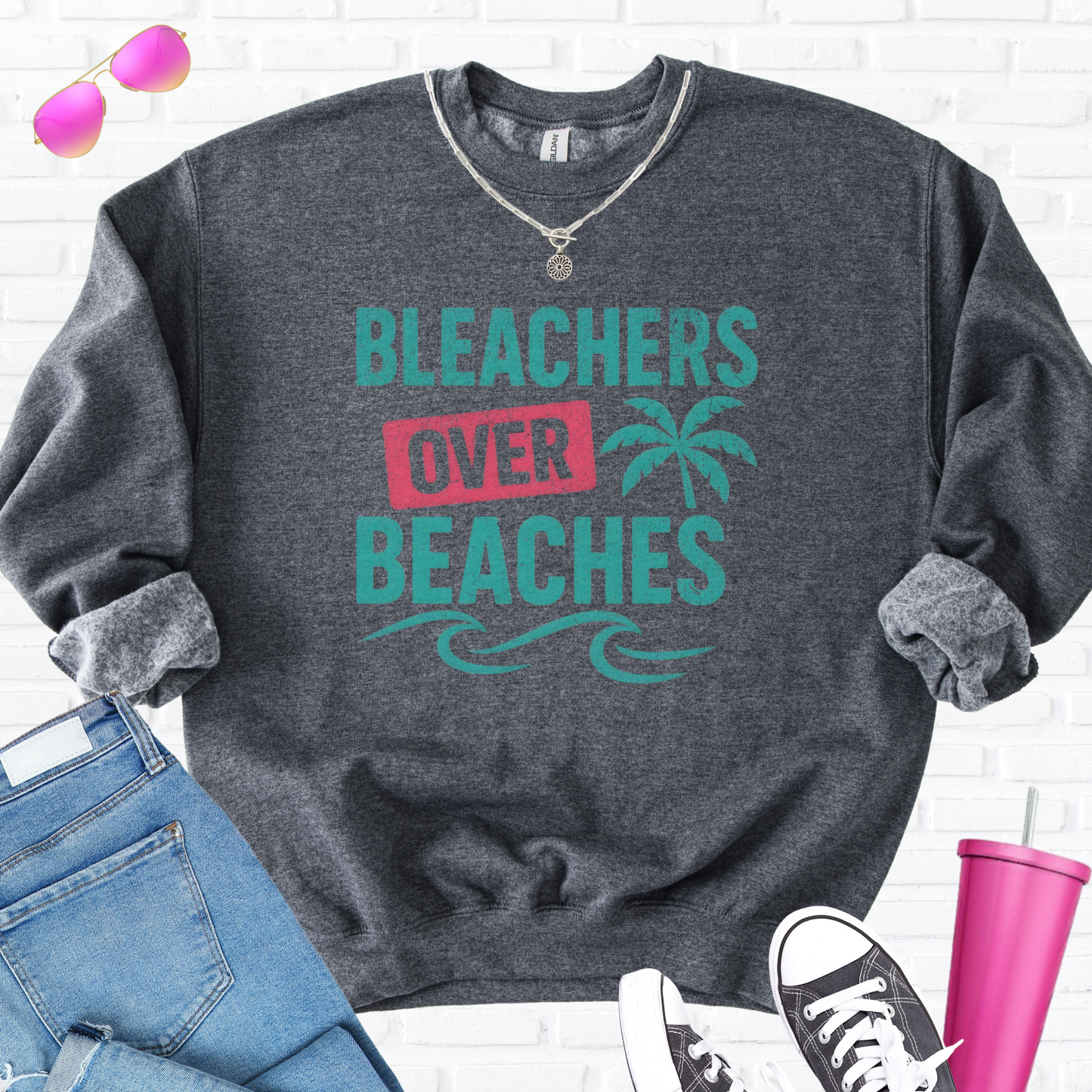 Bleachers Over Beaches Crewneck