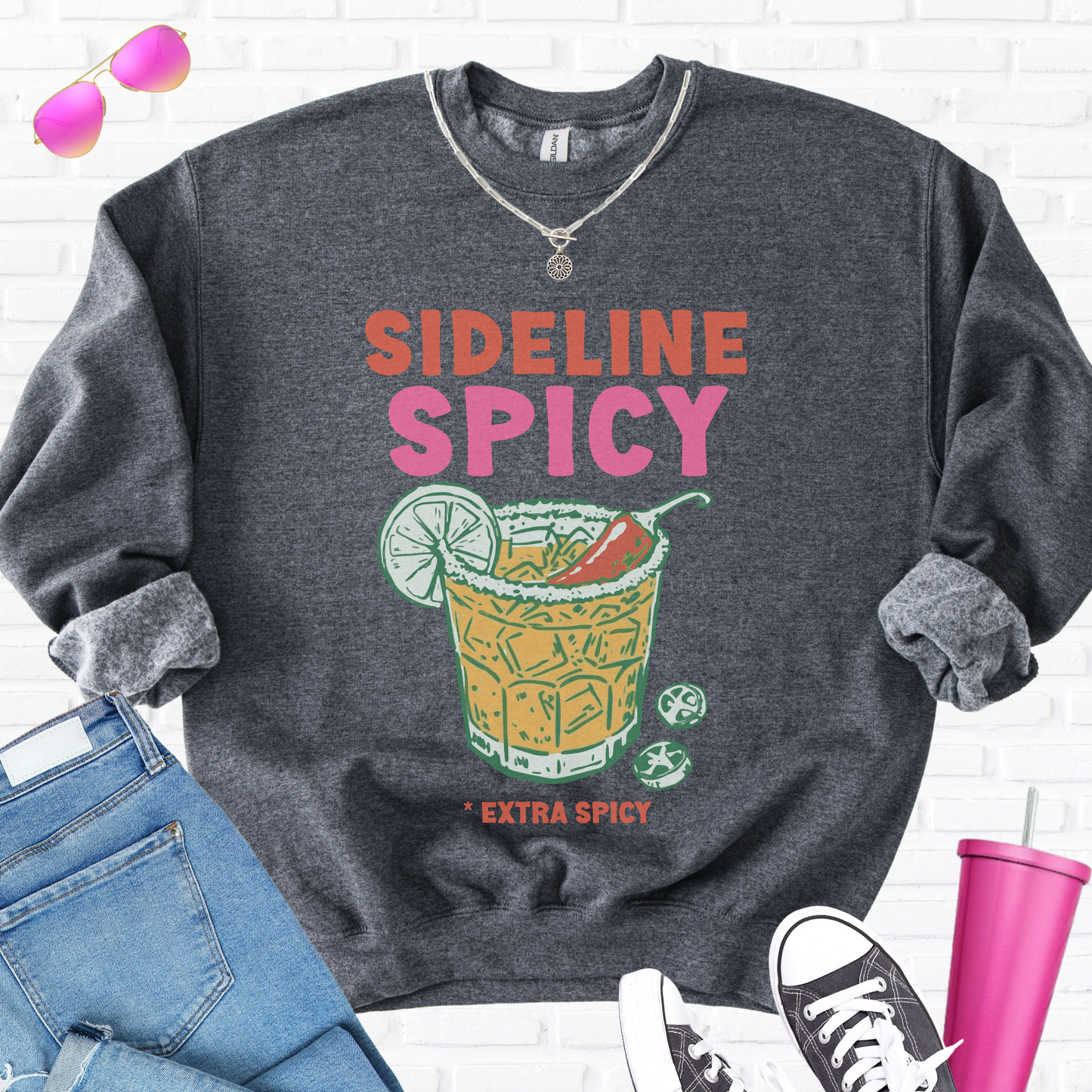 Sideline Spicy Margarita Crewneck