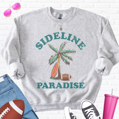 Sideline Paradise Football Crewneck