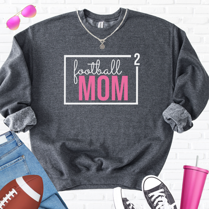 Football Mom Squared Crewneck