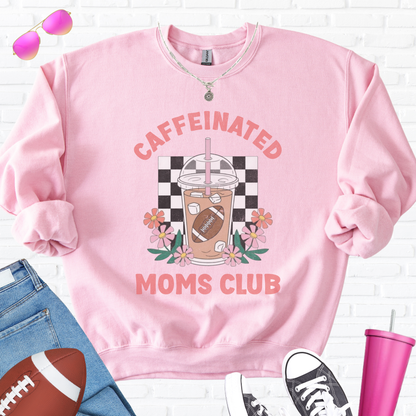 Caffeinated Moms Football Club Crewneck